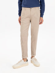 STIMM - Pantaloni Rio chino in cotone beige