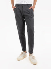 STIMM - Pantaloni Rio chino in cotone grigi