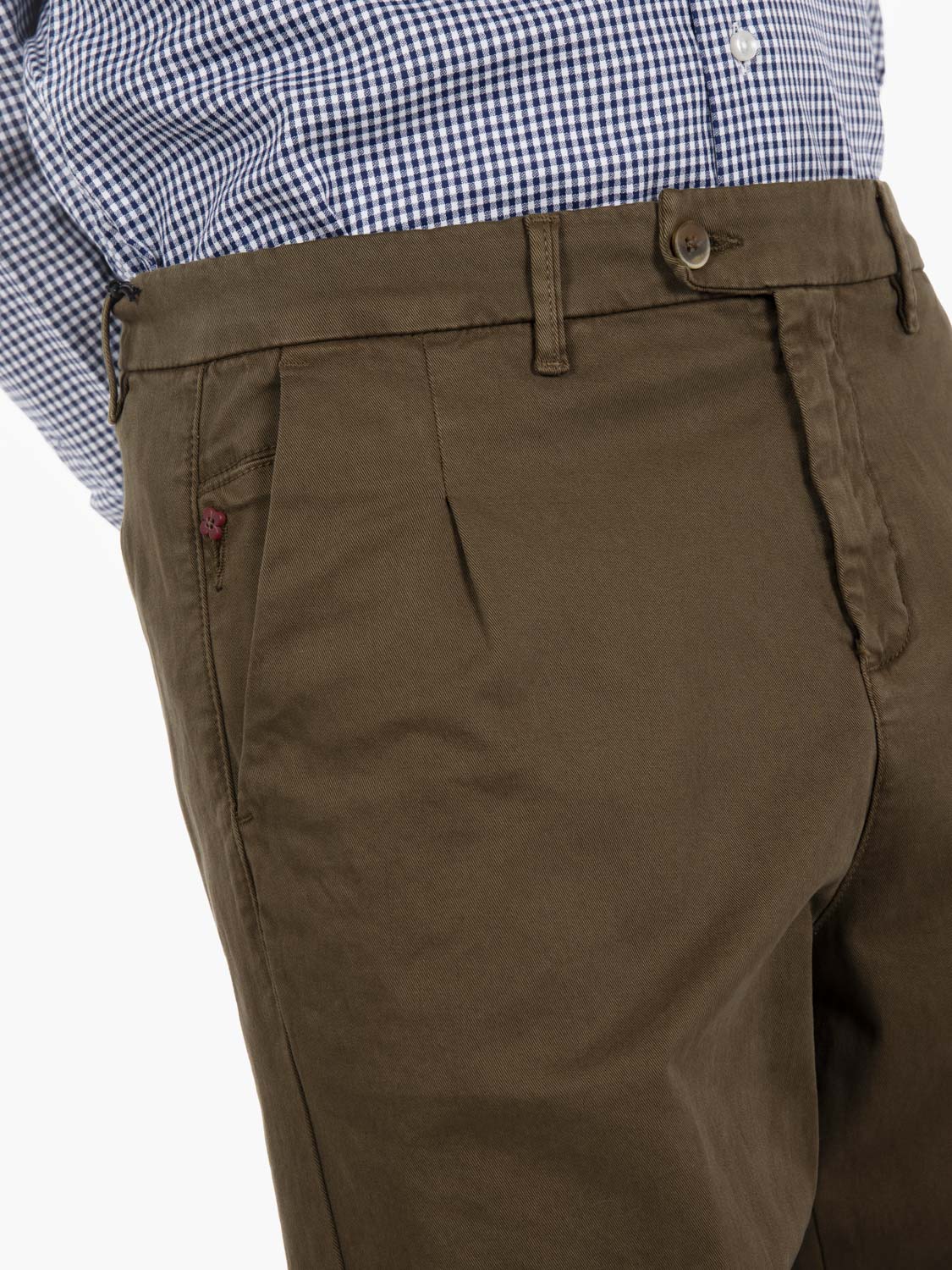 Pantaloni Rio gabardina foresta