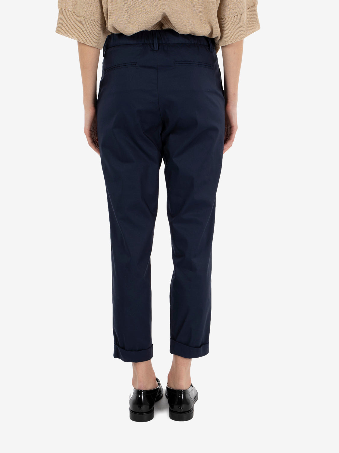 Pantaloni straight Iris blu iris