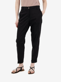 Pantaloni straight Iris neri