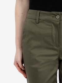 Pantaloni straight Iris verdi