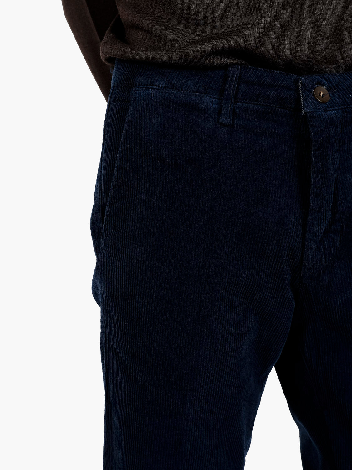 Pantaloni Vienna in velluto blu