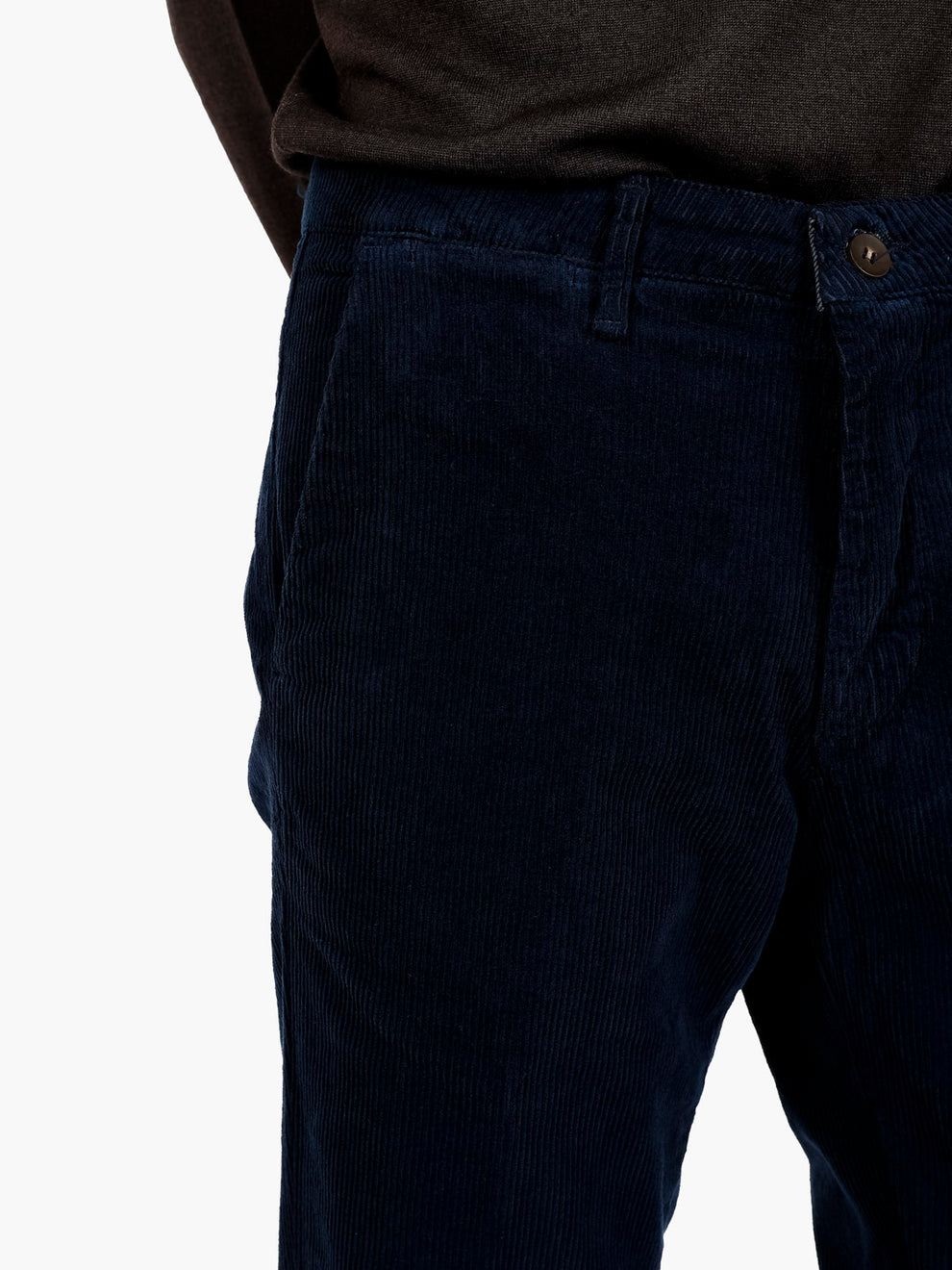 Pantaloni Vienna in velluto blu