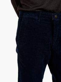 Vienna trousers in blue velvet