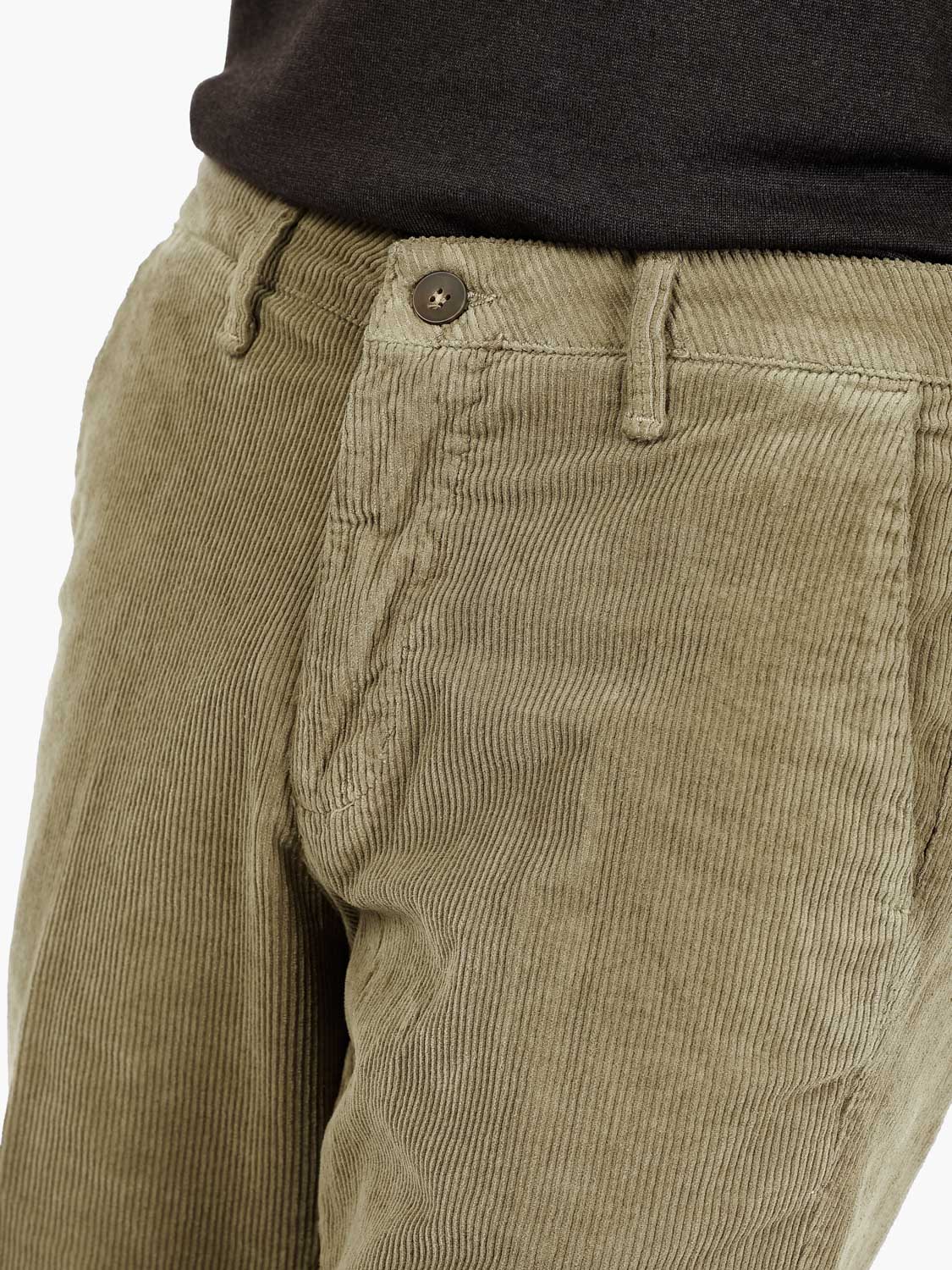 Pantaloni Vienna in velluto fango