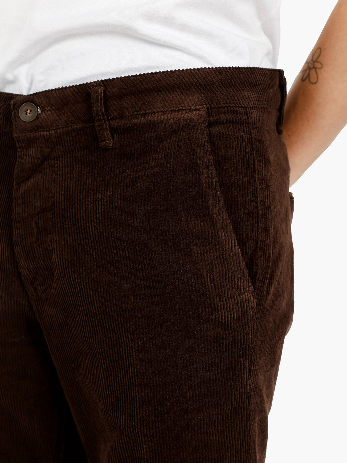 Pantaloni Vienna in velluto moro