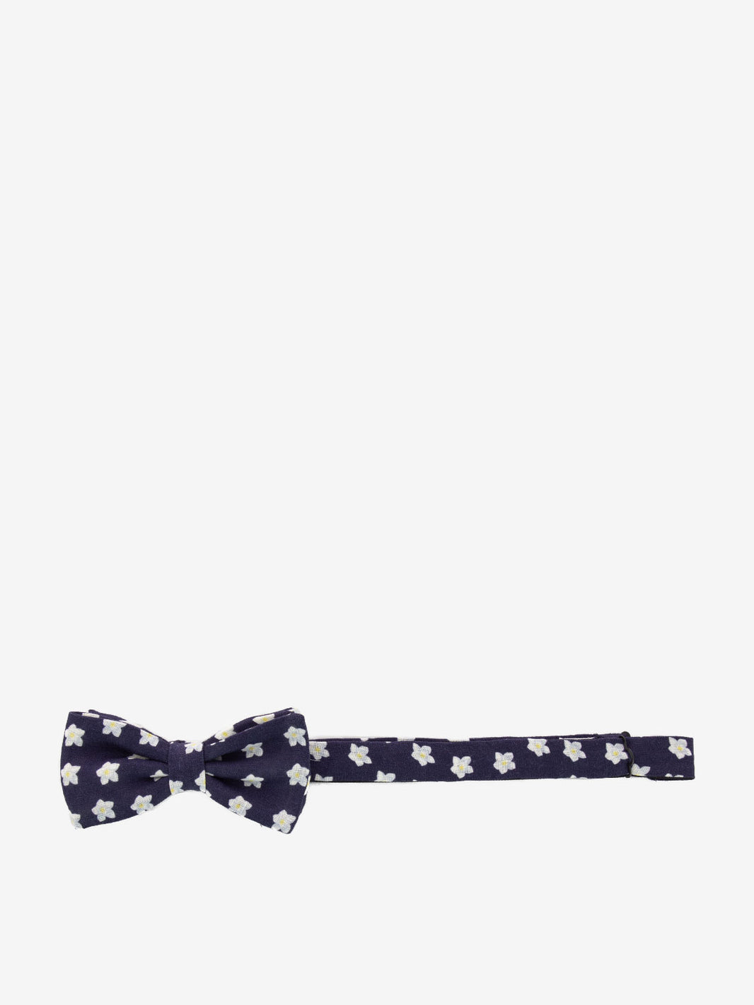 Blue flower bow tie