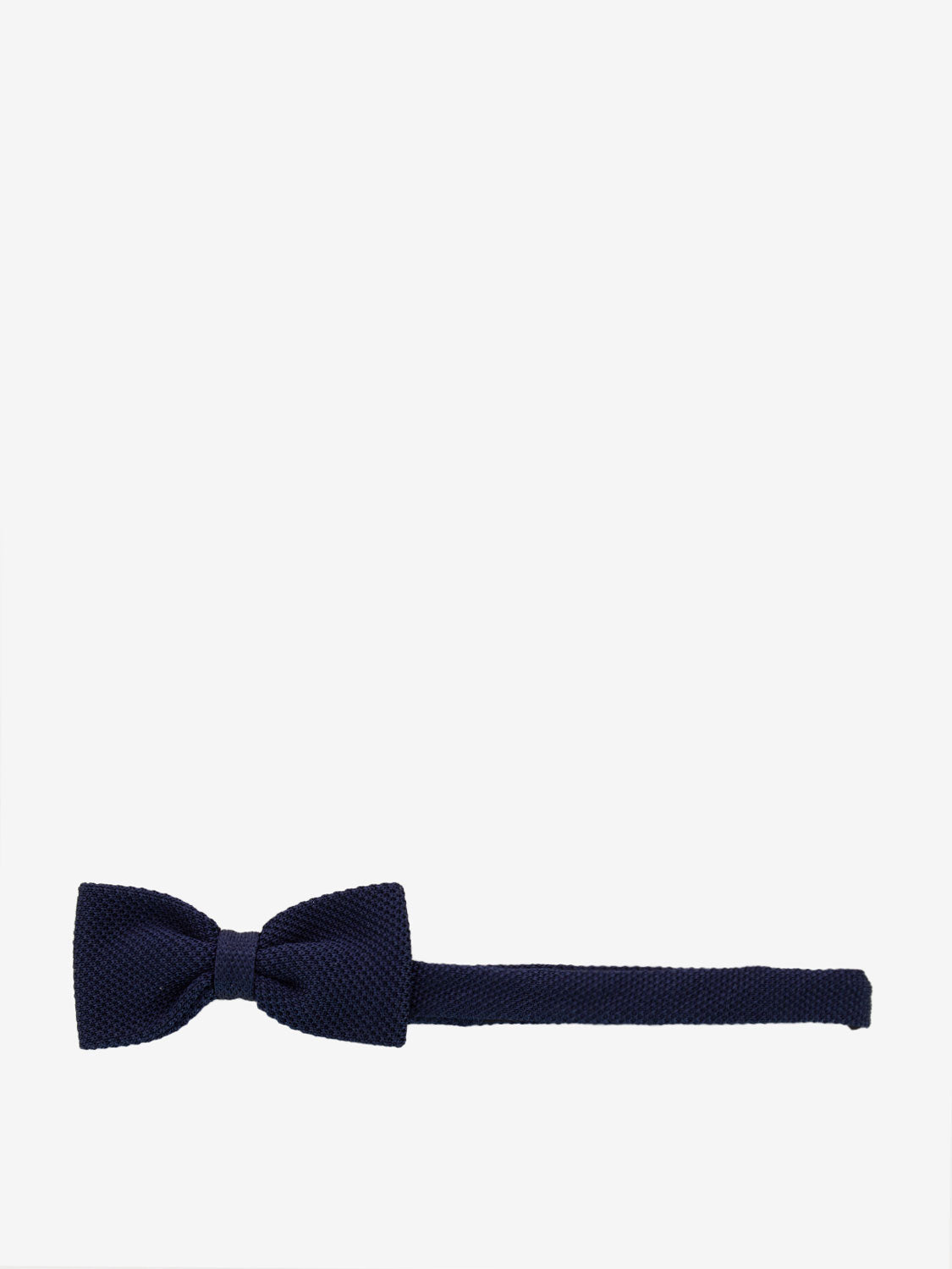 Blue tricot bow tie