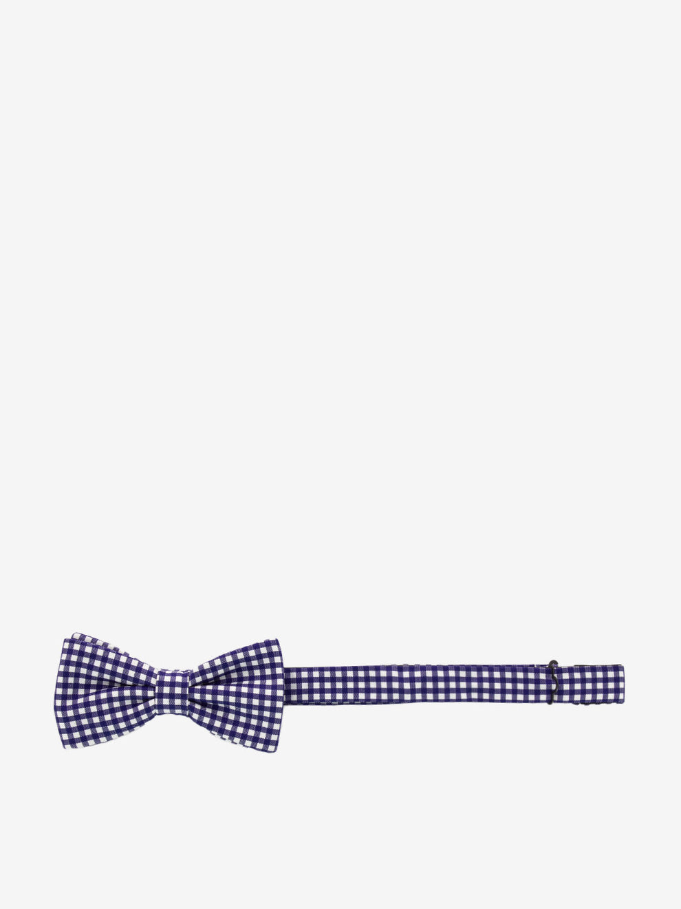 Blue Checked Vichy Bow Tie