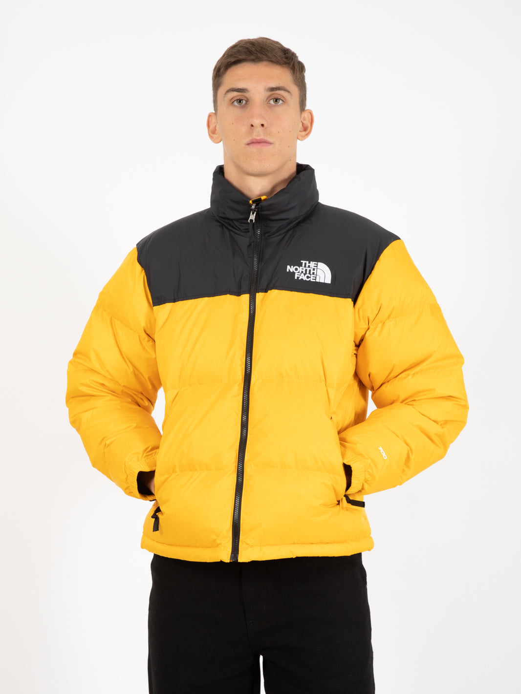 M96 Retro Nuptse Down Jacket Yellow / Black