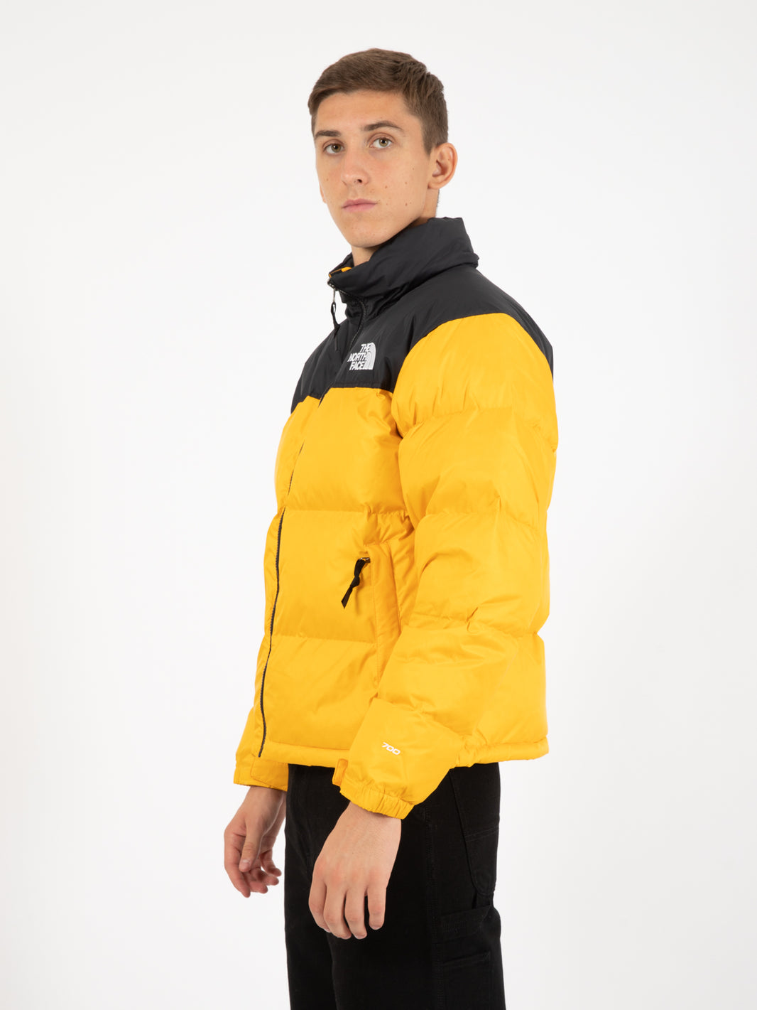M96 Retro Nuptse Down Jacket Yellow / Black