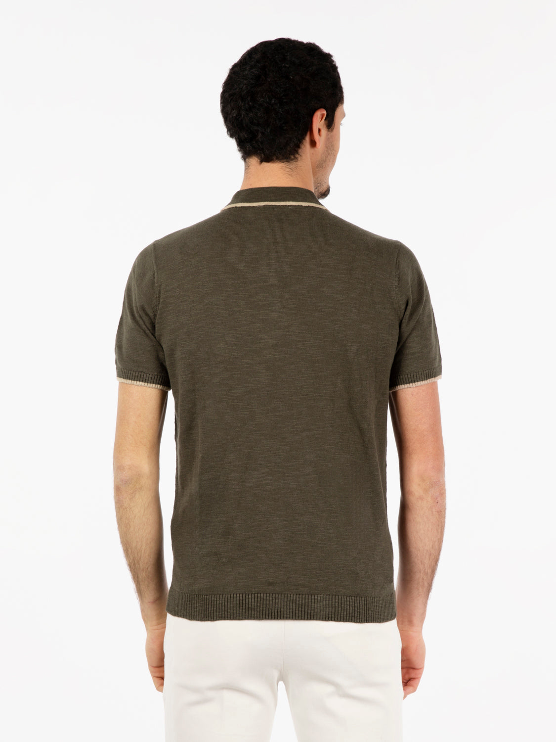 Undergrowth short-sleeved cotton polo
