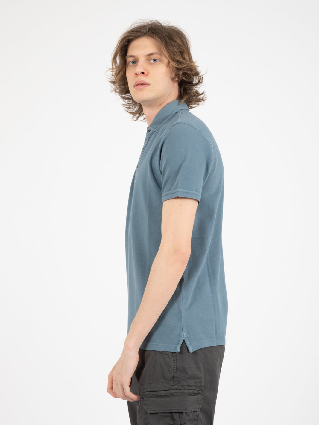 Polo in cotone jeans
