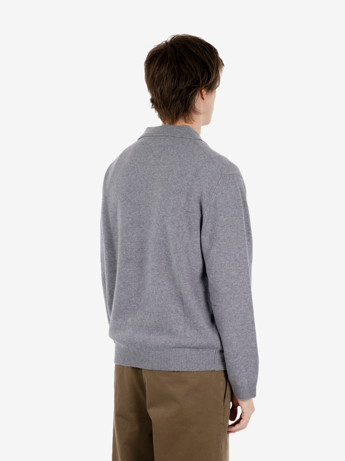 OPEN SHAVED POLO MEDIUM GREY DF0073_0014