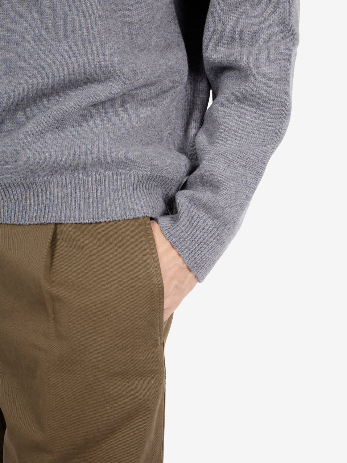 OPEN SHAVED POLO MEDIUM GREY DF0073_0014