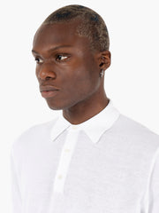 STIMM - Polo in maglia bianco