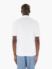 STIMM - Polo in maglia bianco