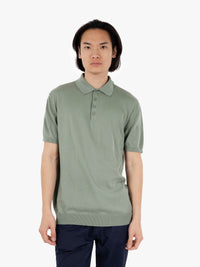 Polo in maglia maniche corte ultrasoft salvia