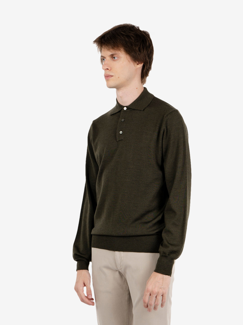 MILITARY 3-BUTTON POLO 19503_2432