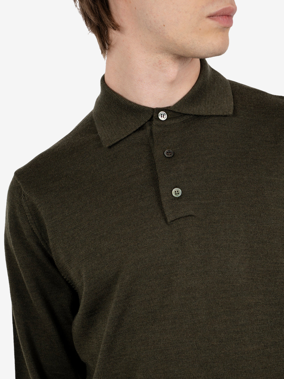 MILITARY 3-BUTTON POLO 19503_2432