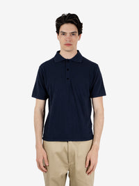 Polo in spugna blu
