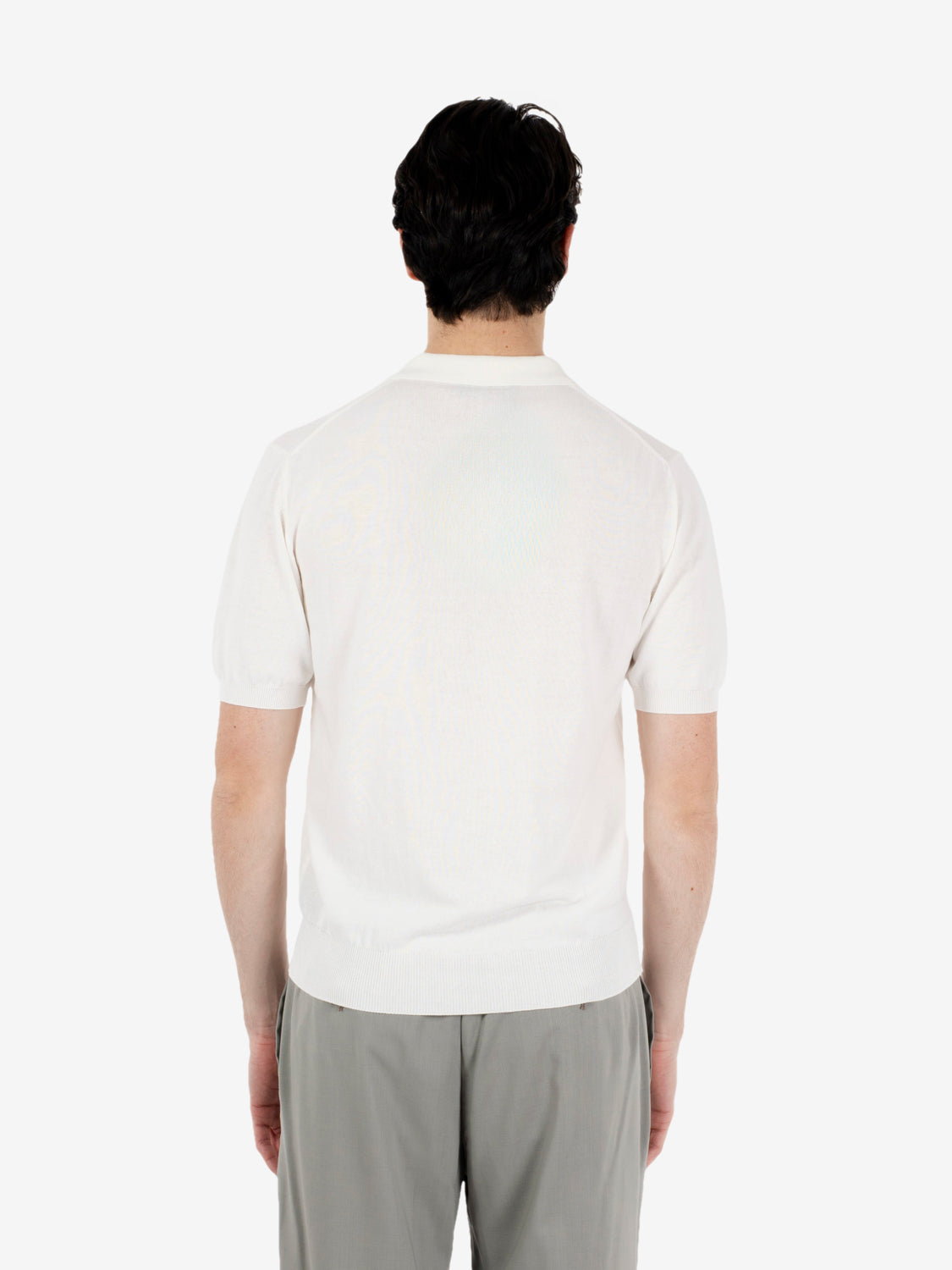 Men's Jonny short sleeve polo shirt, white