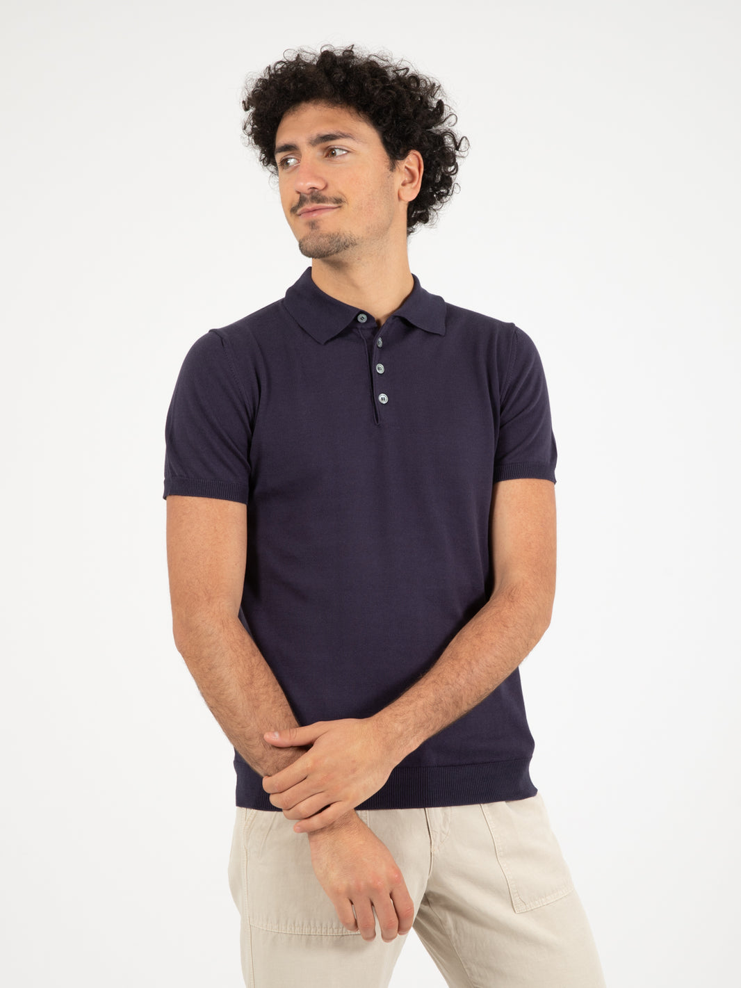 Polo manica corta notte