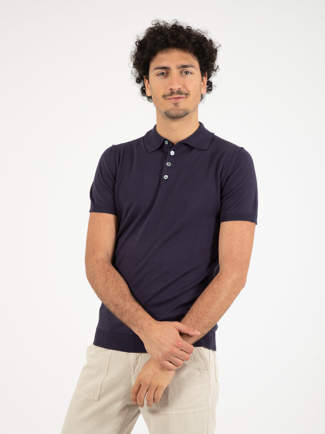 Short sleeve night polo