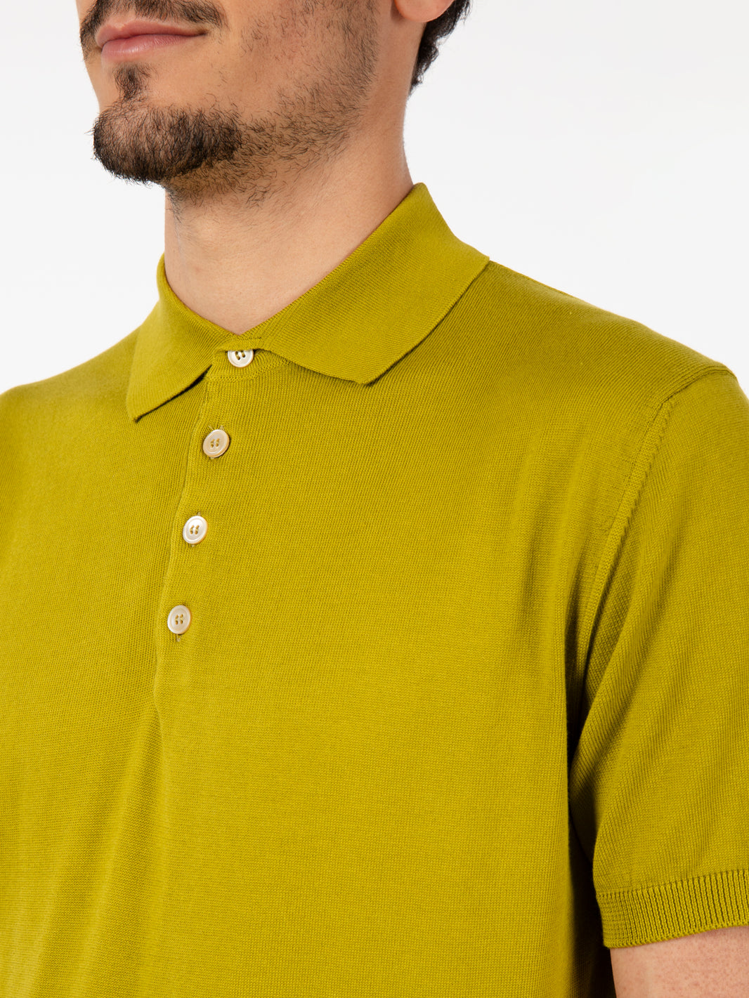 Polo maniche corte pistacchio