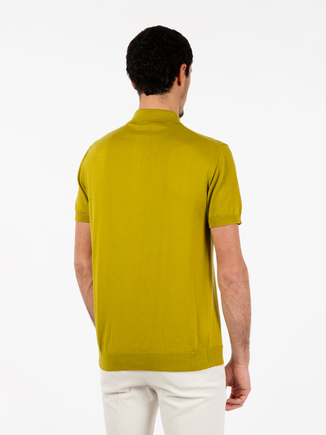 Pistachio short sleeve polo