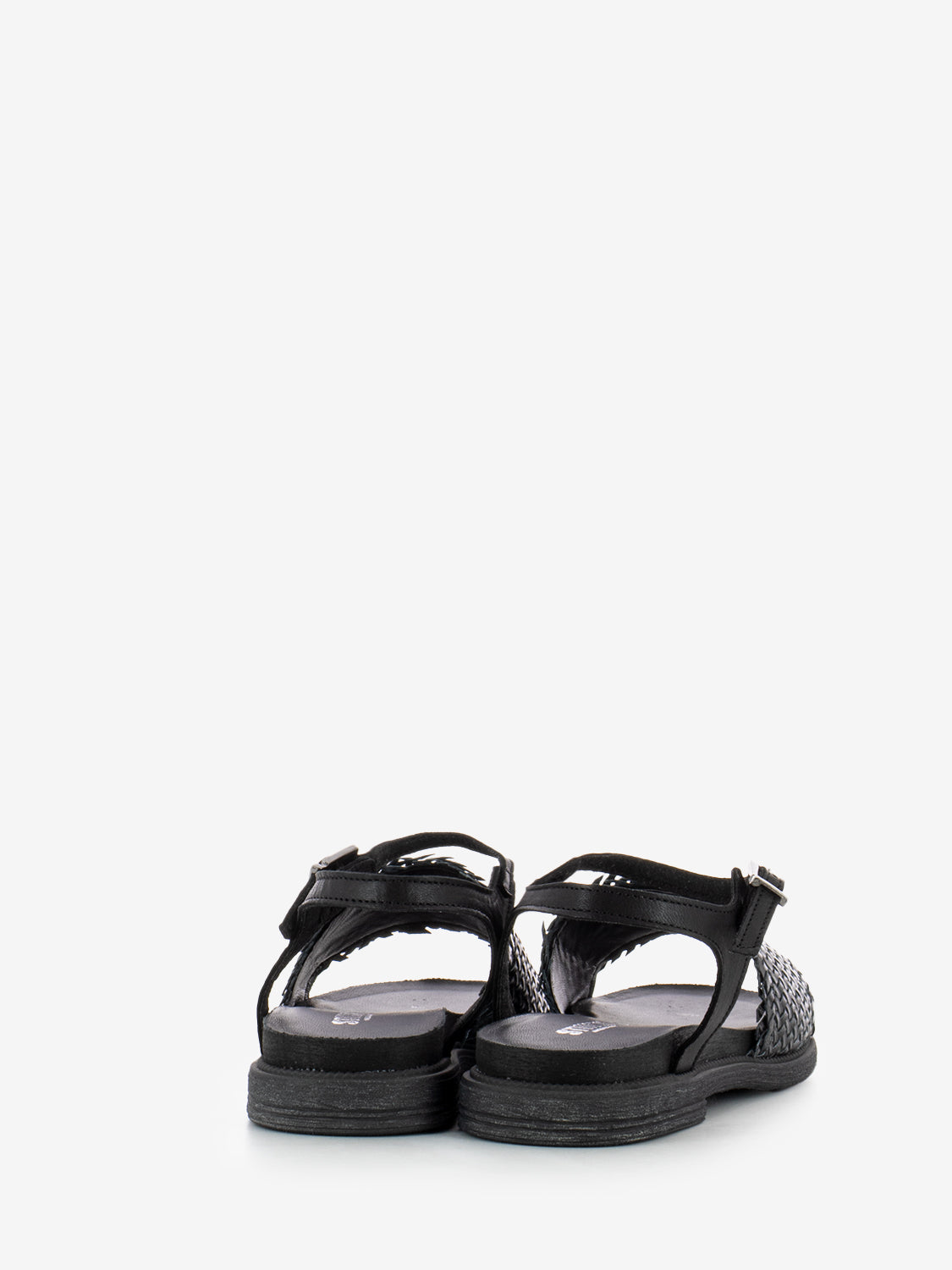 Black Braided Band Sandals