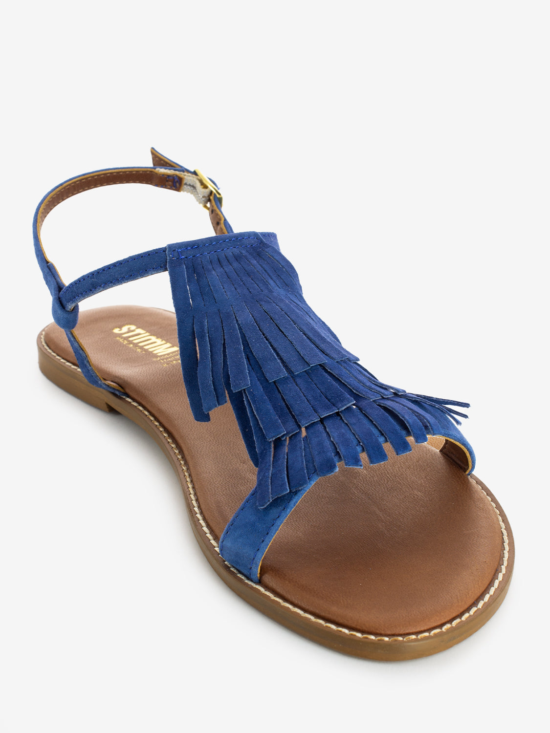 Bluette suede fringed sandals