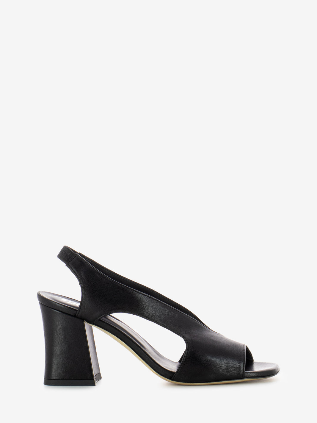 Sandali con tacco softy nero