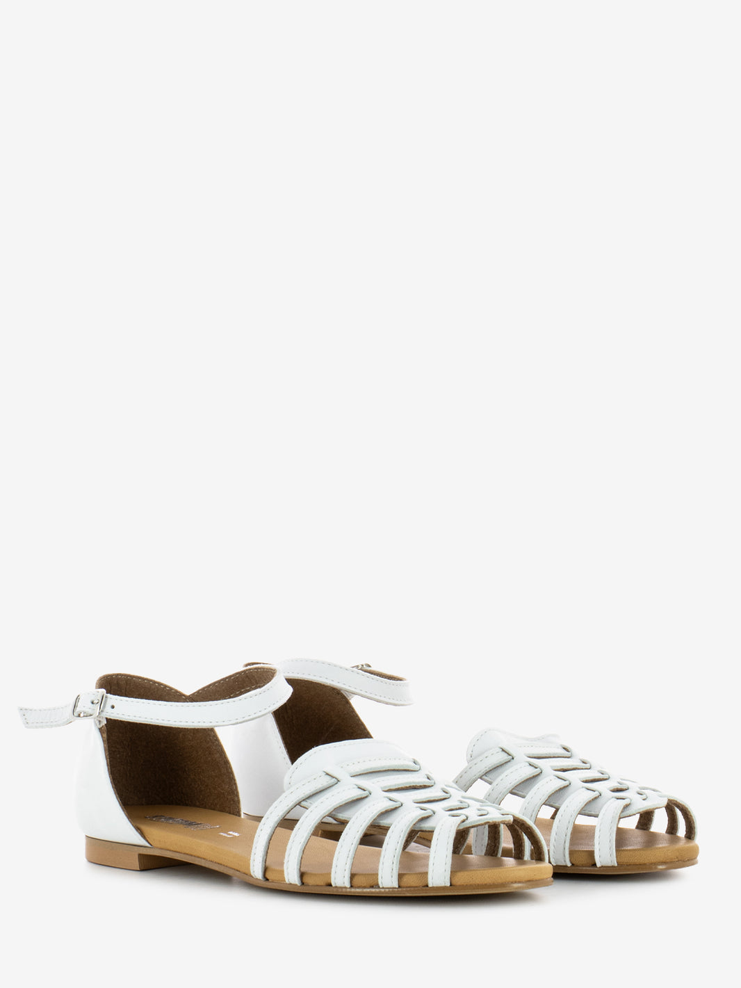 White Cage Sandals