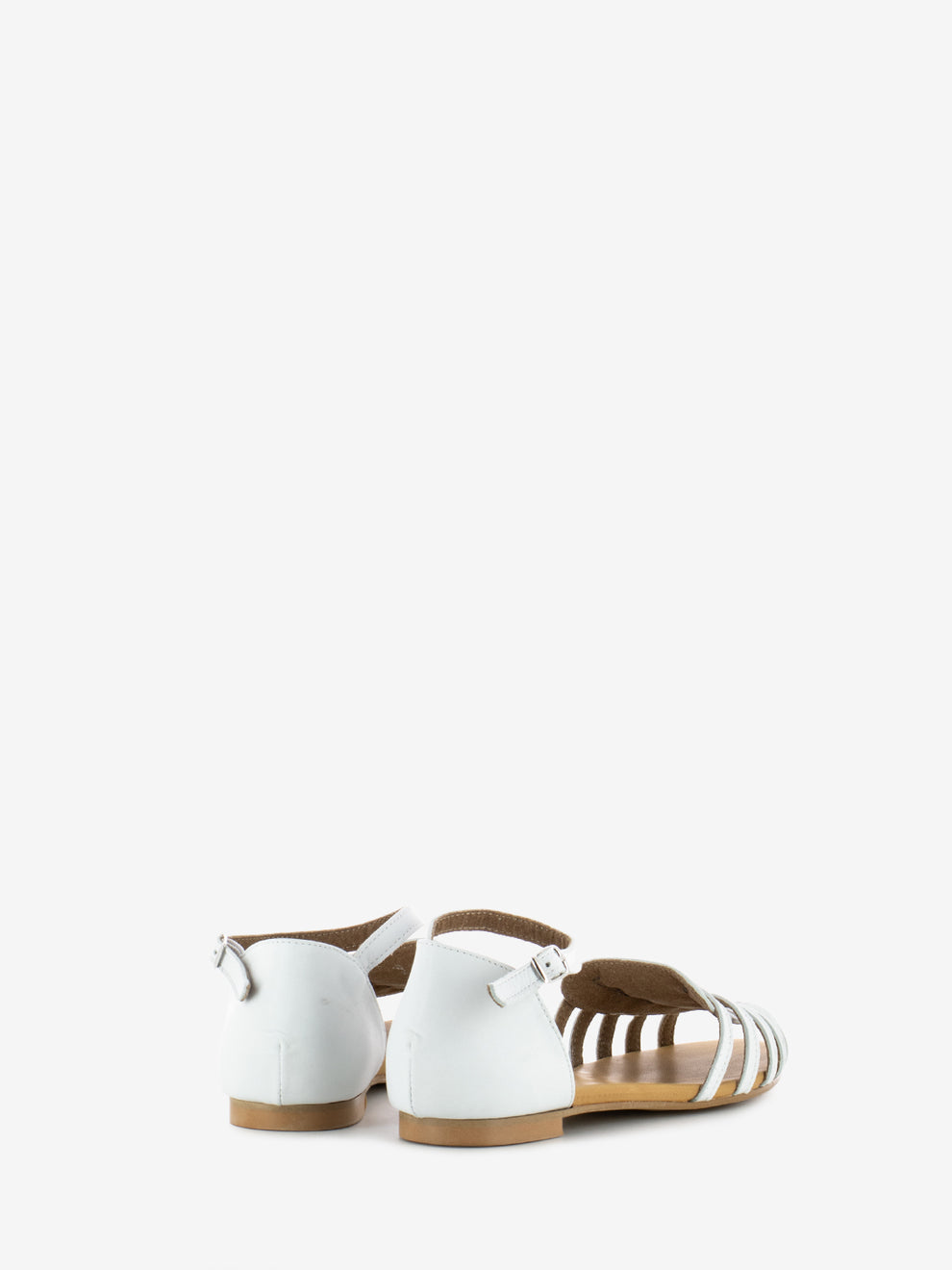 White Cage Sandals