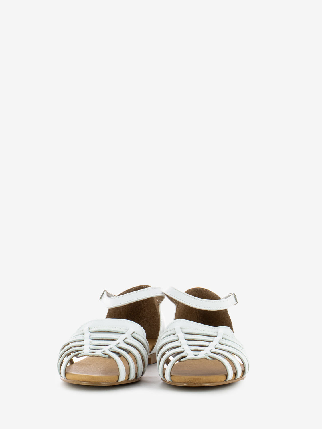 White Cage Sandals