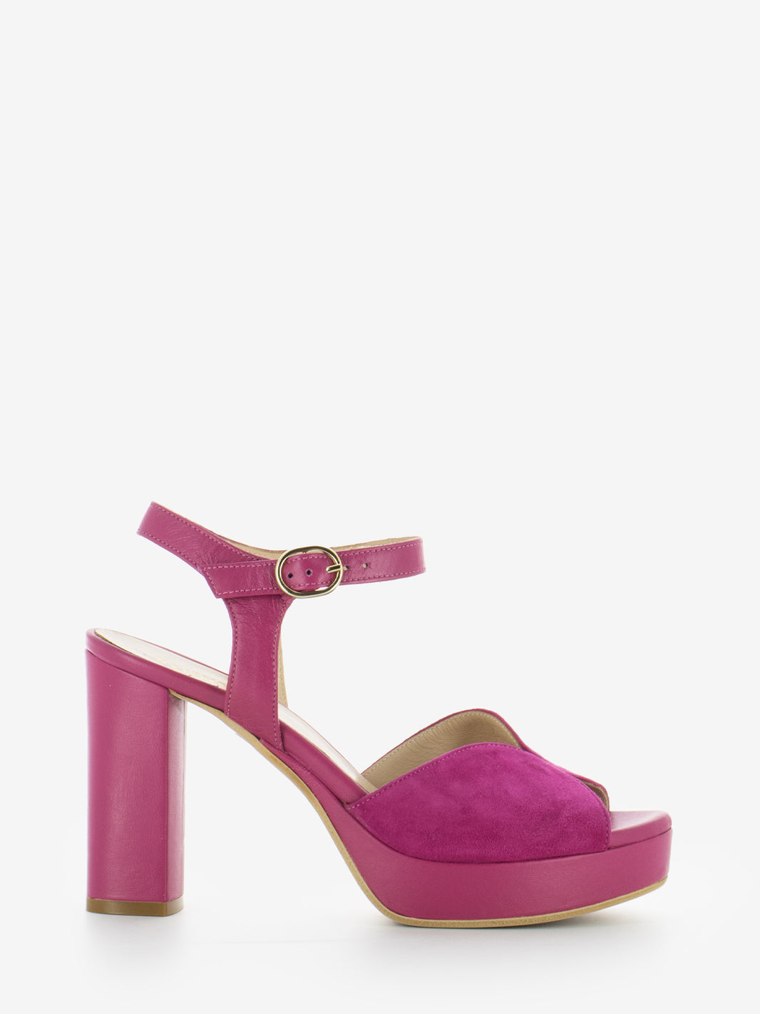 Sandali Greta nappa fuxia