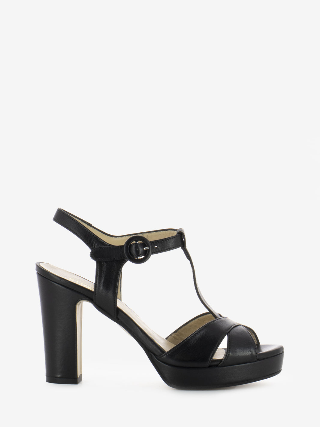 Sandali Hermes neri con plateau