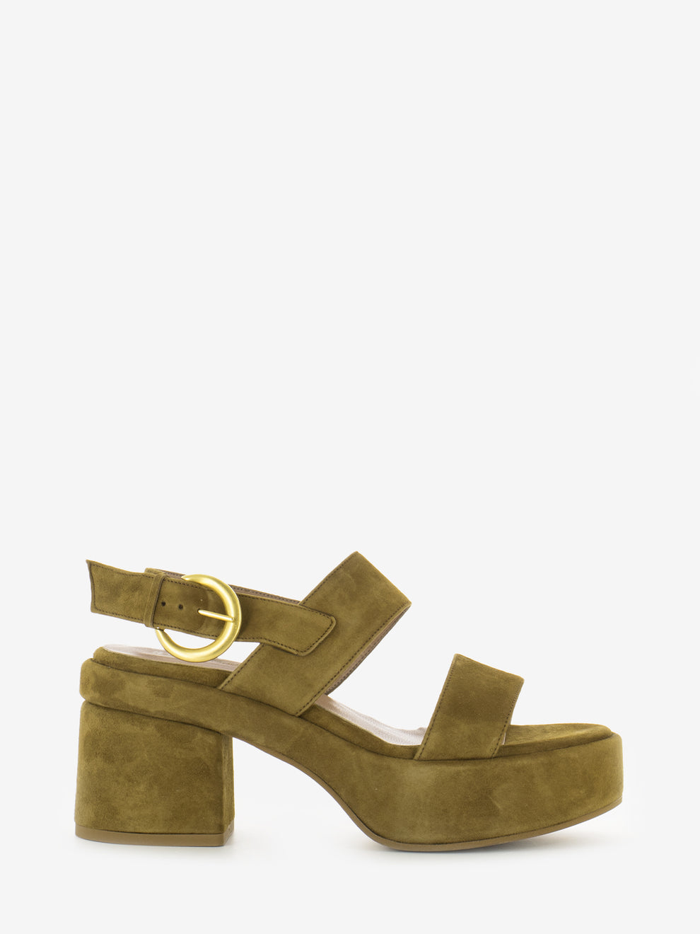 Leather suede sandals