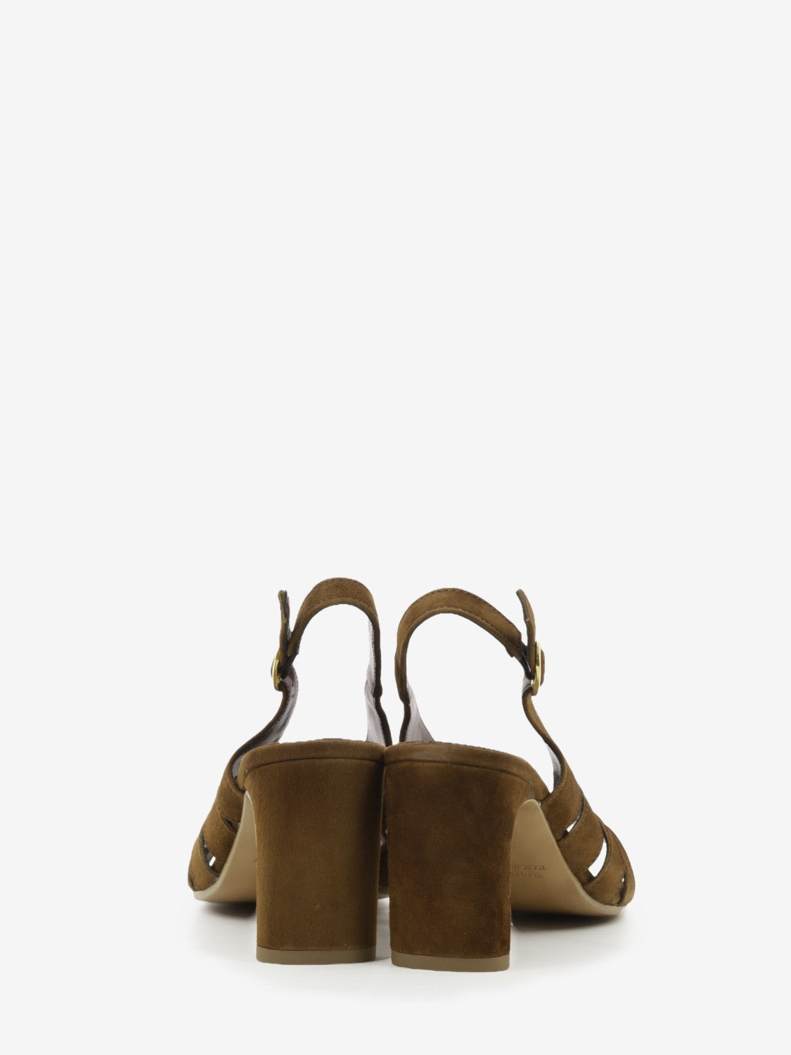 Sandali in suede choco