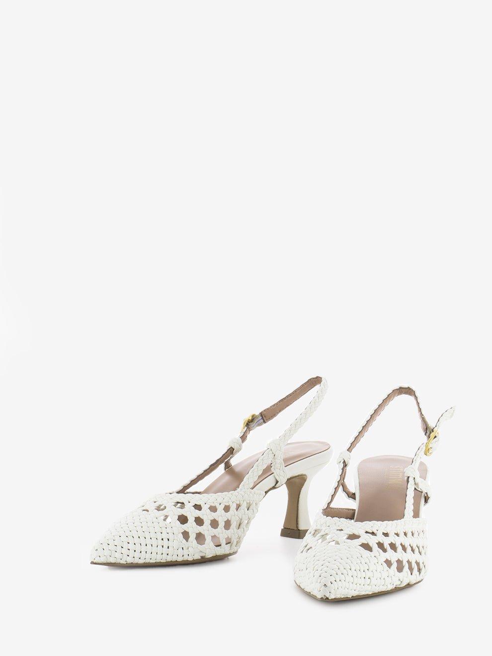 T.55 milk braid sandals
