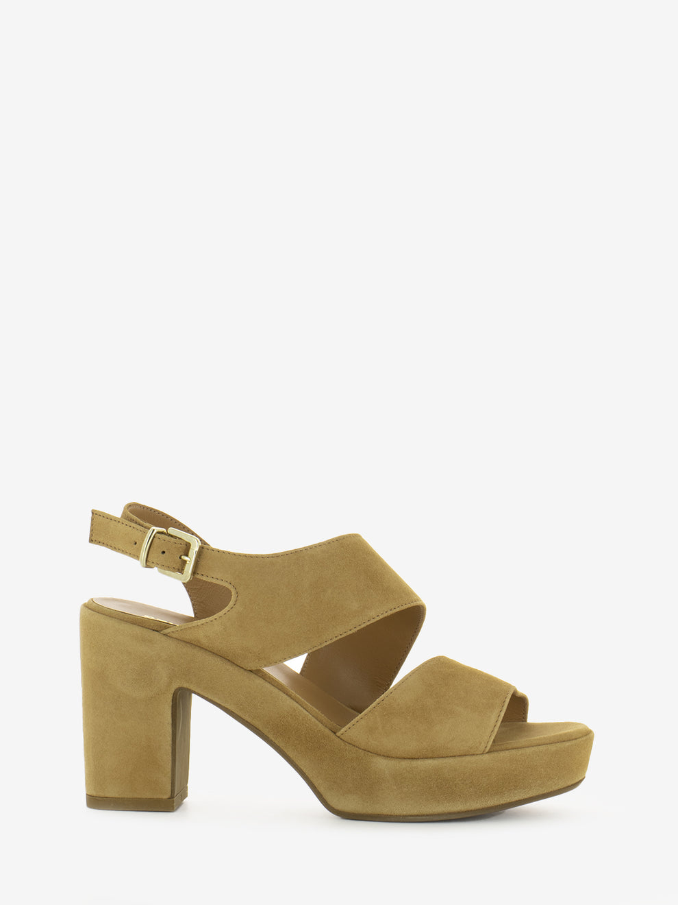 Vera suede wood sandals