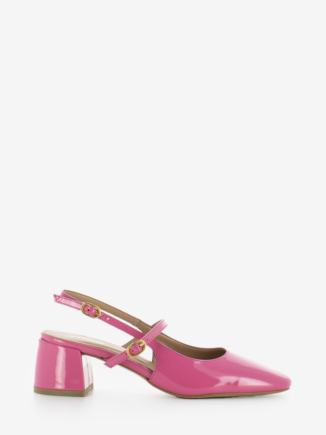 Sandali vernice fucsia
