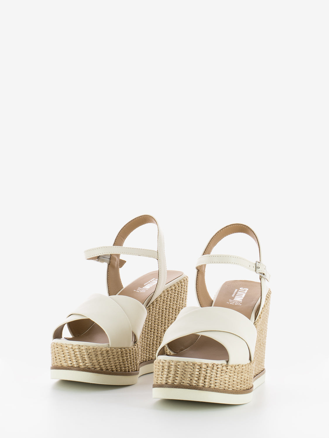 Vale softy milk wedge sandals