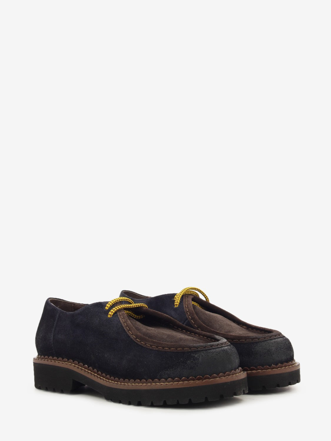LACE-UP CASUAL SHOE NIGHT/MUD/COFFEE B503_NOT/FAN/CAF