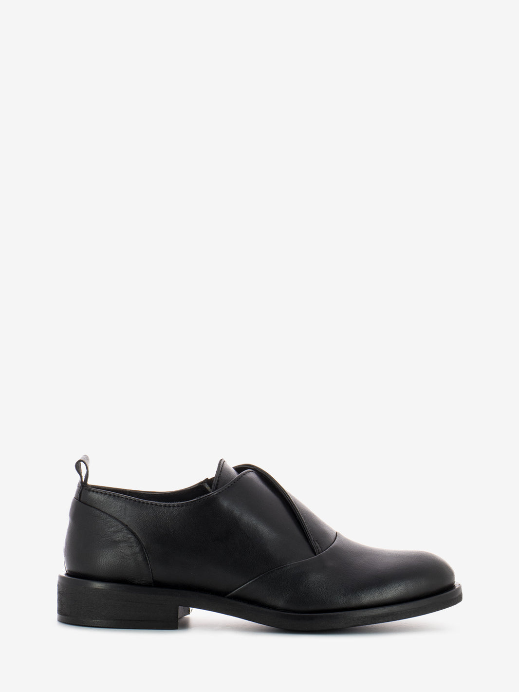 Scarpa elastico pelle nero