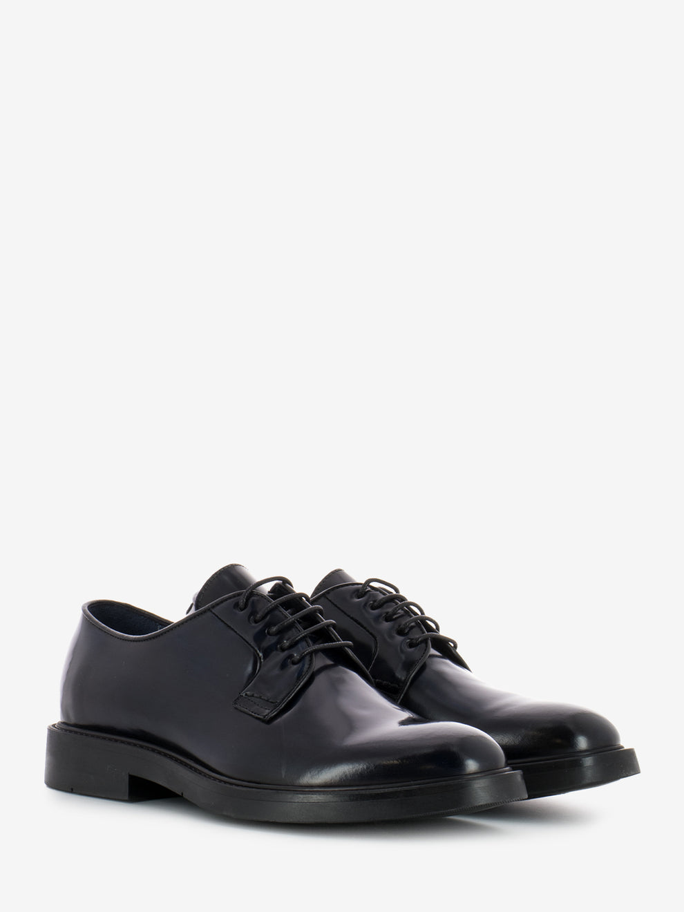 Scarpa elegante abrasivato blu notte