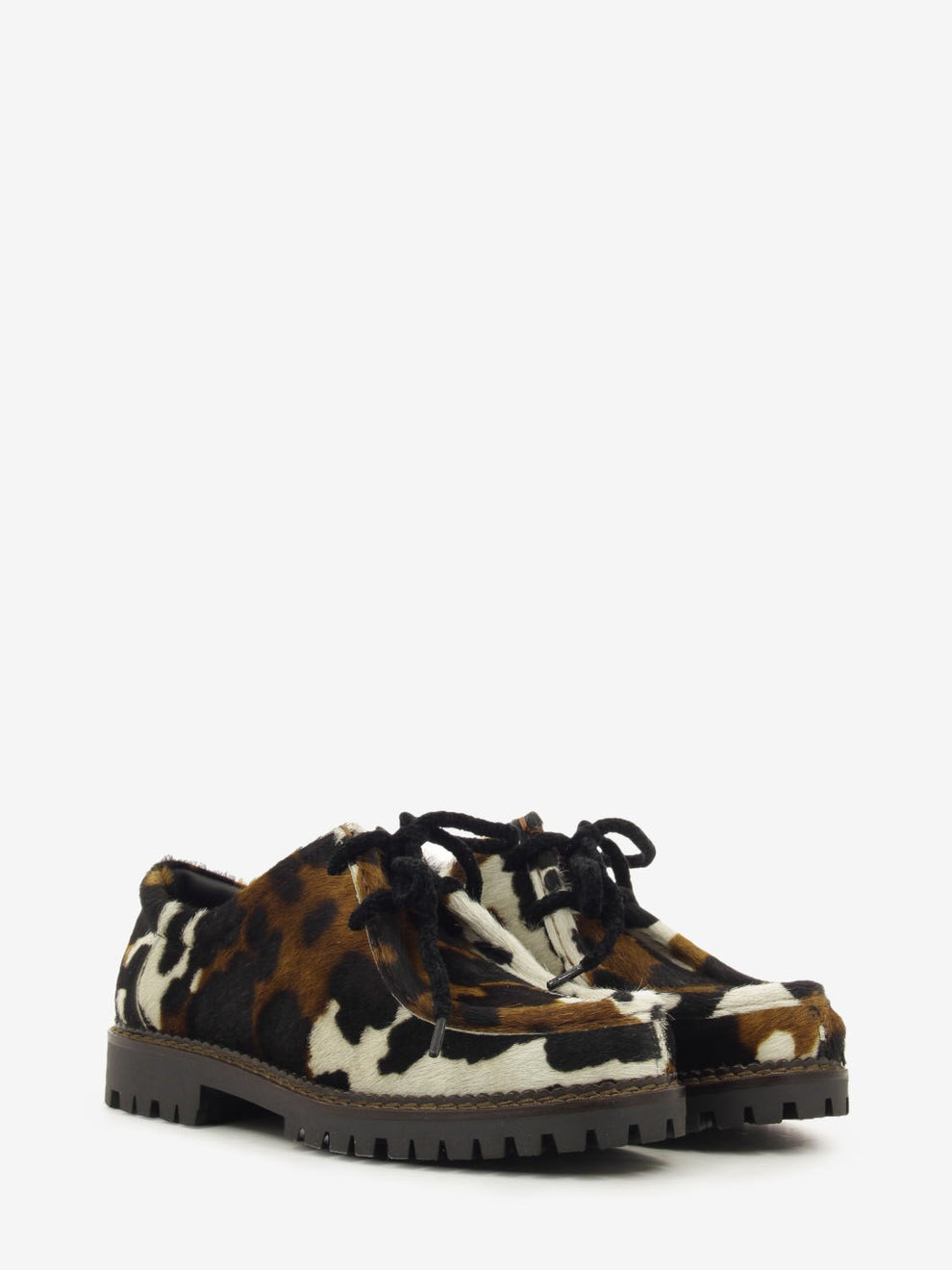 Scarpa ingegnere cavallino nero