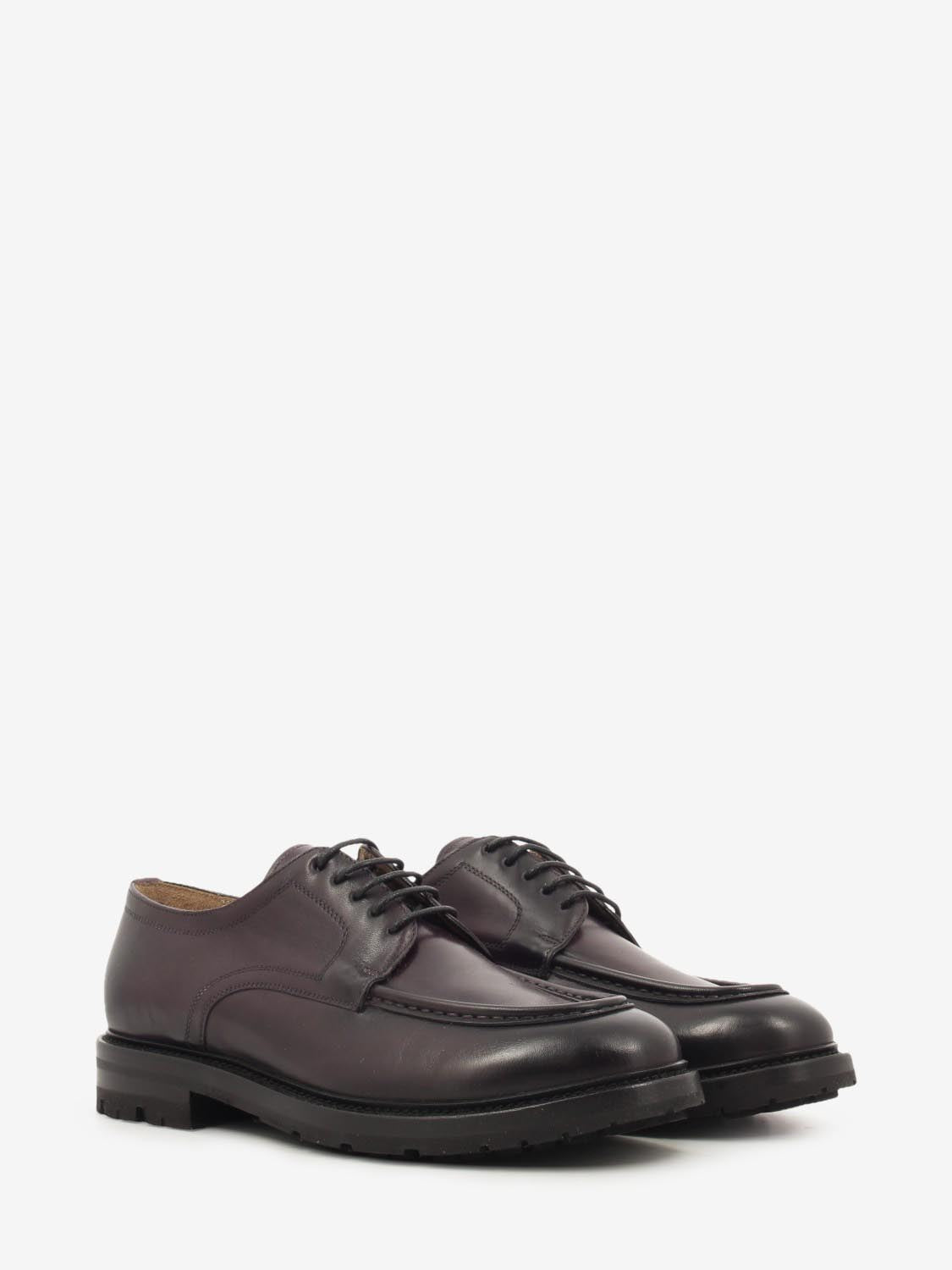 CASUAL LEATHER SHOE BORDEAUX 12565-653_BORDEAUX